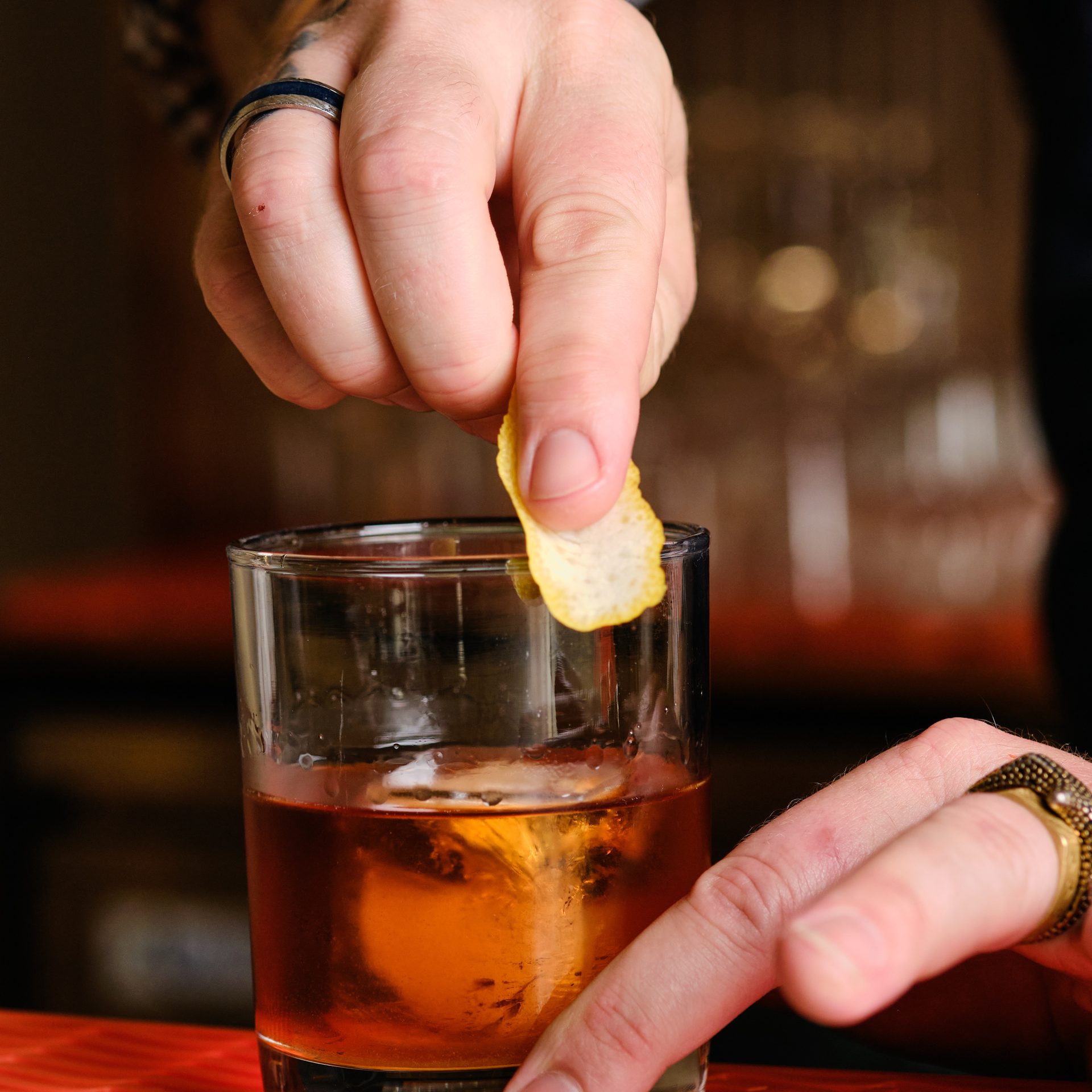 Italian-inspired cocktails and wine