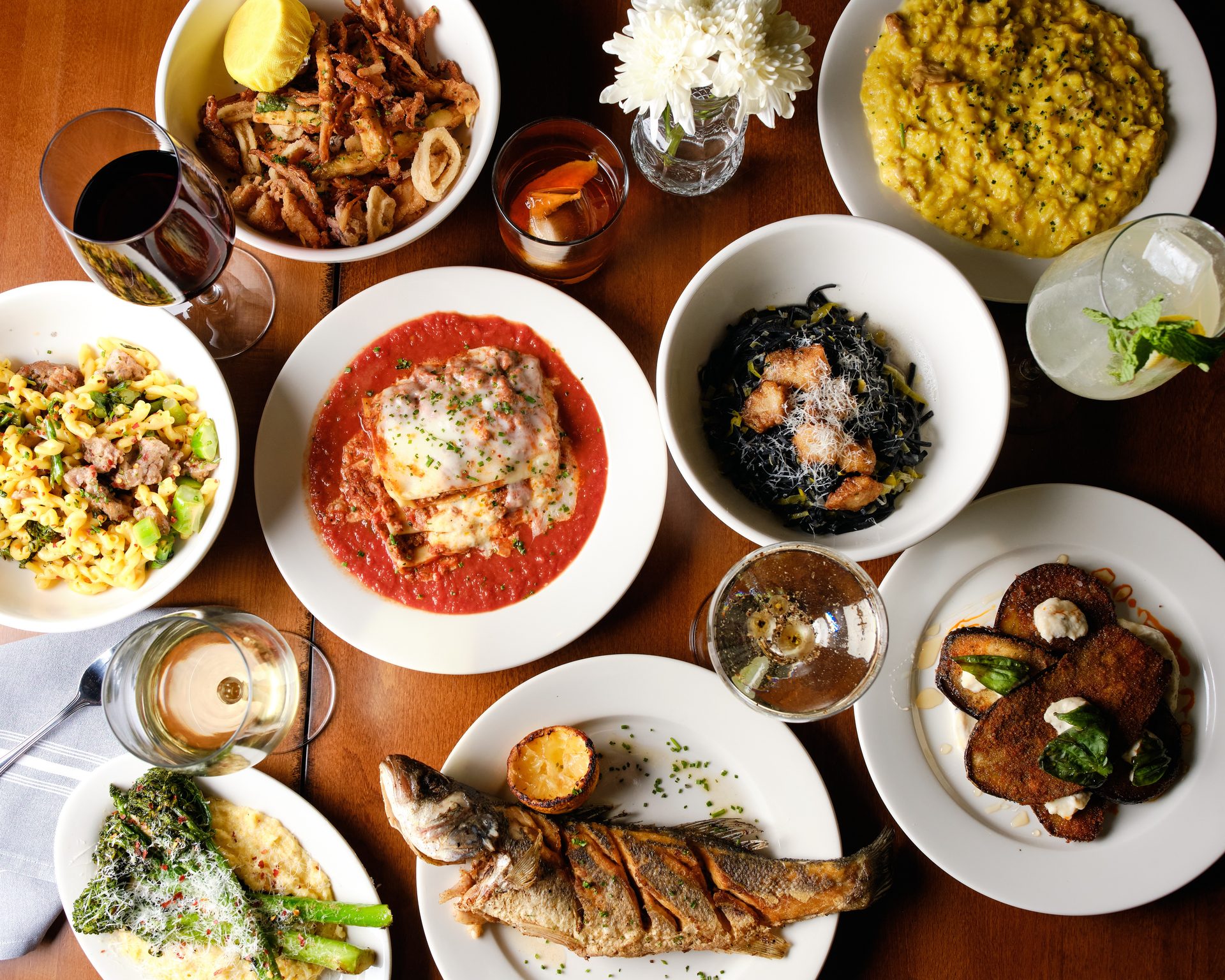 The full menu, for your group