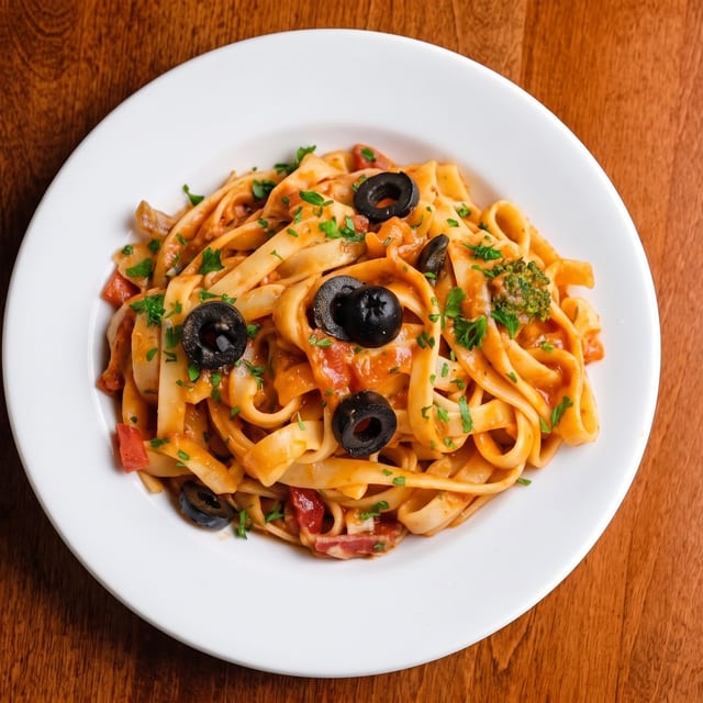 Pasta Puttanesca.